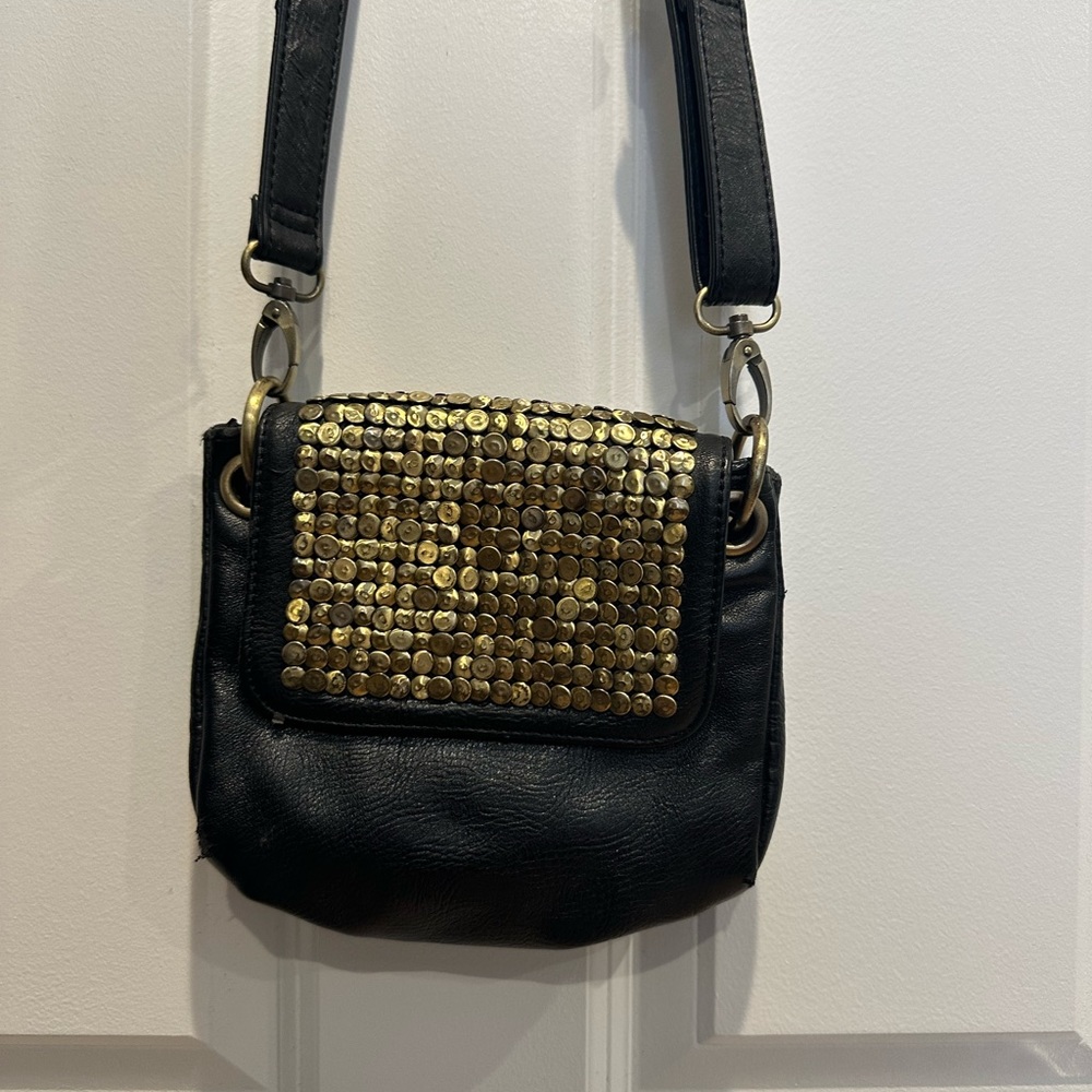 Free people boho leather purse